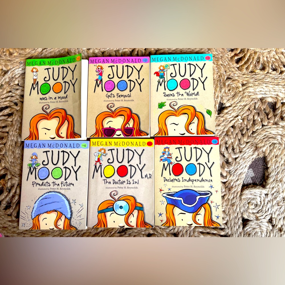 Judy Moody by Megan McDonald Award winning series set of Books 1-6